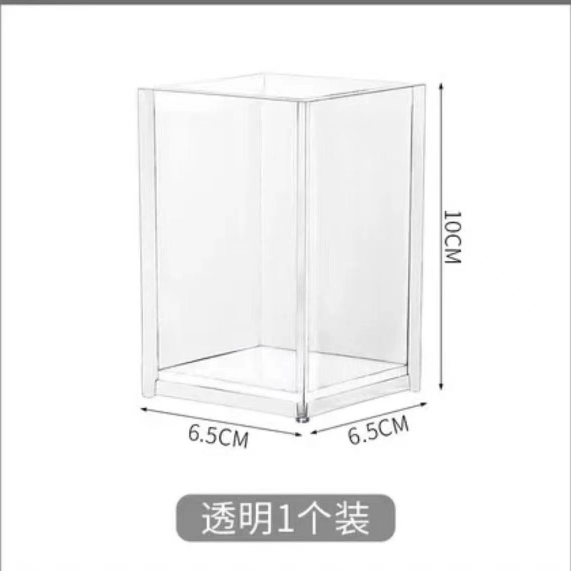 Titular de la pluma ins simple acrílico transparente de alto aspecto femenino estudiante Oficina dormitorio escritorio misceláneas organización estudio