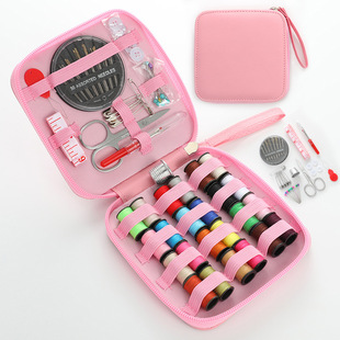 Nordic style 79 piece sewing kit easy to carry home travel sewing suit 24 color sewing tools DIY sewing