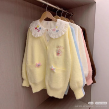 濮院秋冬季女士上衣针织毛衣女通勤风软糯十三行折扣女装尾货批发