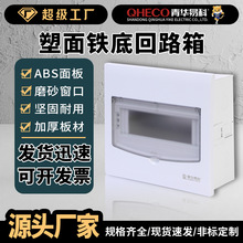 配電箱Q5塑面鐵底回路箱PZ30家用入戶配電箱電源箱控制箱照明箱