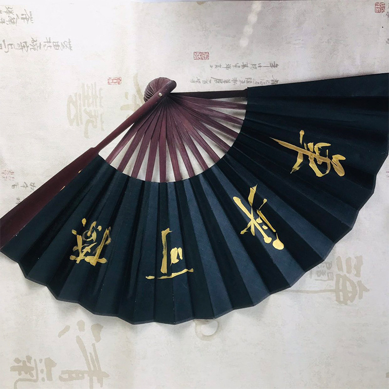 Deyun Girl en stock Deyun Society ayuda con el mismo ventilador plegable de verano, ventilador diario para estudiantes