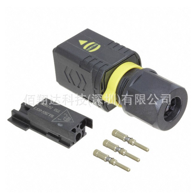 HARTING浩亭 09461453420HPP V4 Power plug 250V/16A 3p连接器组