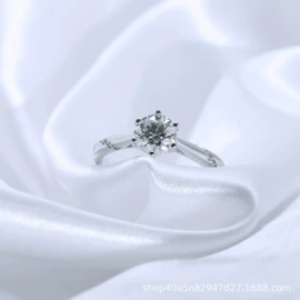 戒指;饰品定制;莫桑钻