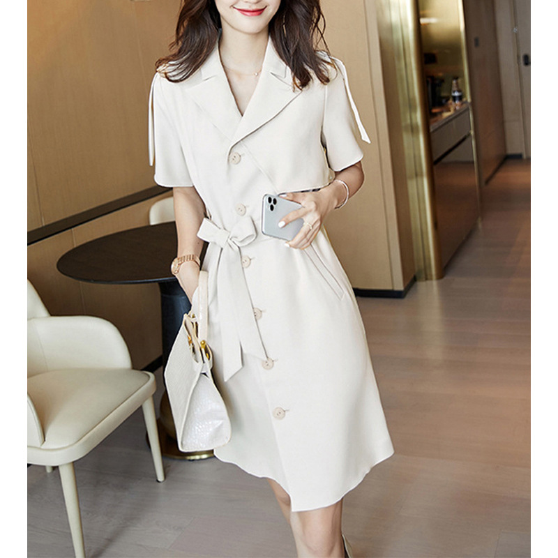 F9449 2400K ÁO VEST NỮ HANTDC VEST MÙA HÈ PHỤC CỔ CỔ ĐIỂN THỜI TRANG NỮ G05 SẢN PHẨM MỚI