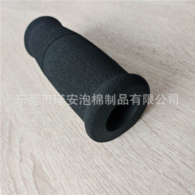 供应泡棉握把橡塑把套 黑色磨面工具海绵把套 内径22mm把套批发