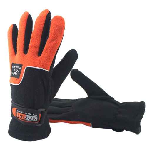 Outdoor Windproof Gloves for Men, Women, and Children—Winter Cycling, Fleece-Insulated, Warm, Skiing, and Cold-Weather Gloves for Students