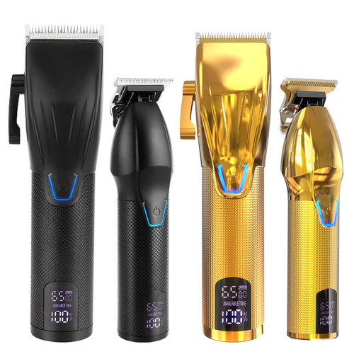 Cross-border hair clipper set electric clipper professional hair clipper men's electric hair cutting tools hair salon engraving electric clipper