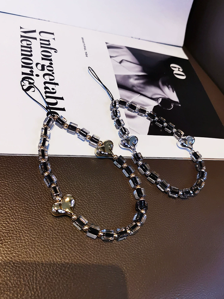 Новый мобильный телефон ремешок короткий запястье цепной ручной бисер персонализированный бисер подвеска женский анти-потерянный мобильный телефон