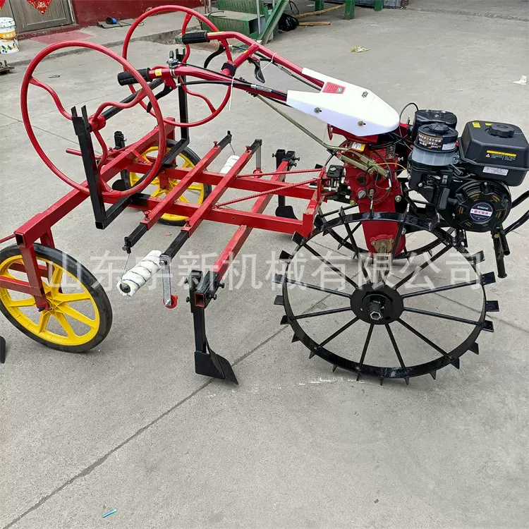 170型汽油覆膜机花生土豆滴灌盖膜机 高垄作物地膜机