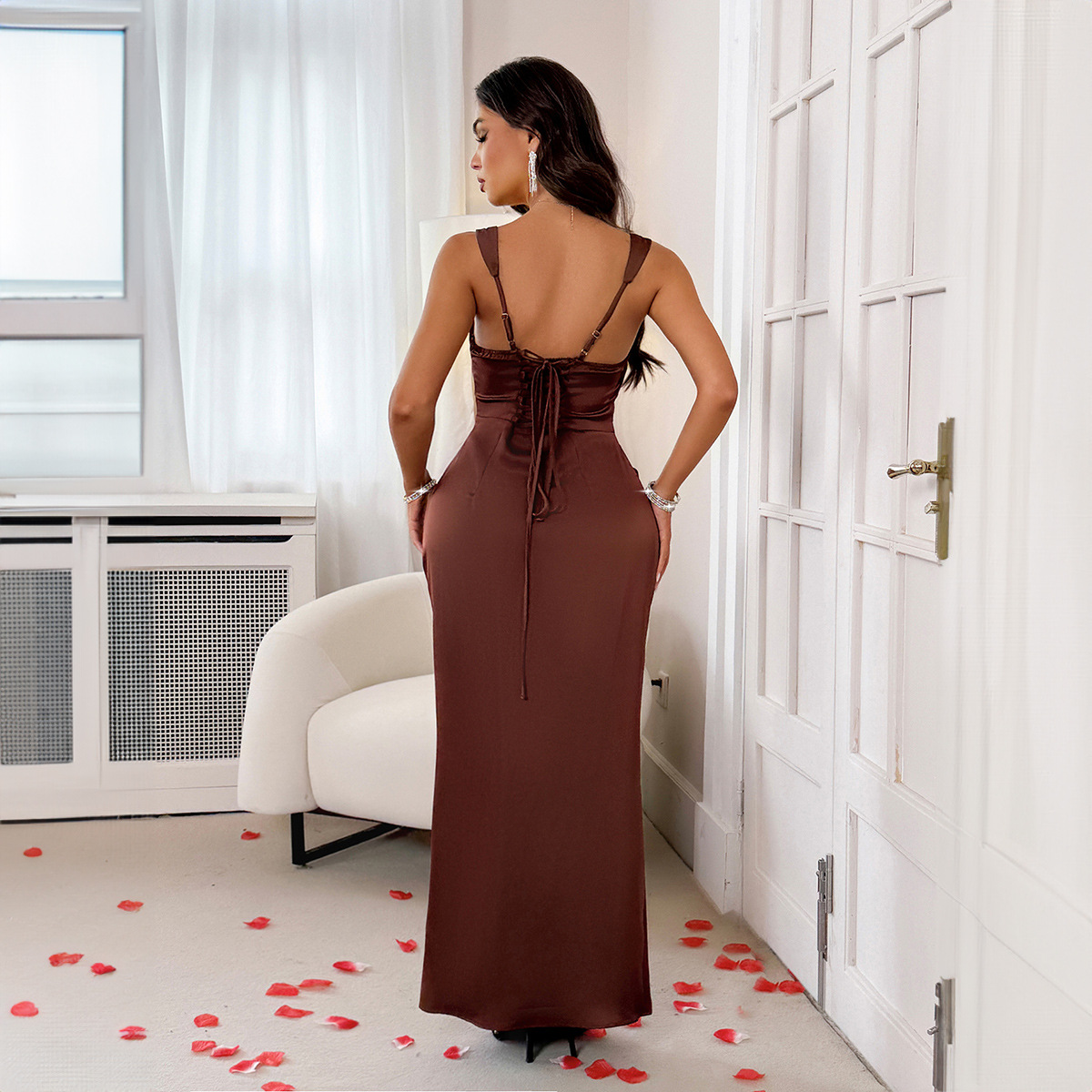 Elegant Retro Women's Party Dress European And American Style Clothing For Fall/Winter Season_ecoleips.com