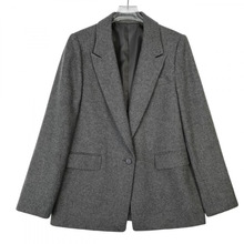 YR049 春秋新款西装外套休闲西服上衣女装一粒扣