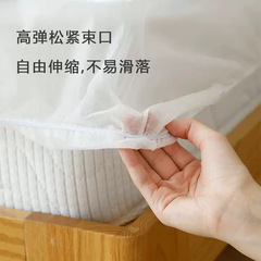 Yue Qing Chun Disposable Bed Sheet Set Four-Piece Printed Hotel Homestay Bed Cover Option Disposable Bed Sheet Cover Pillowcase