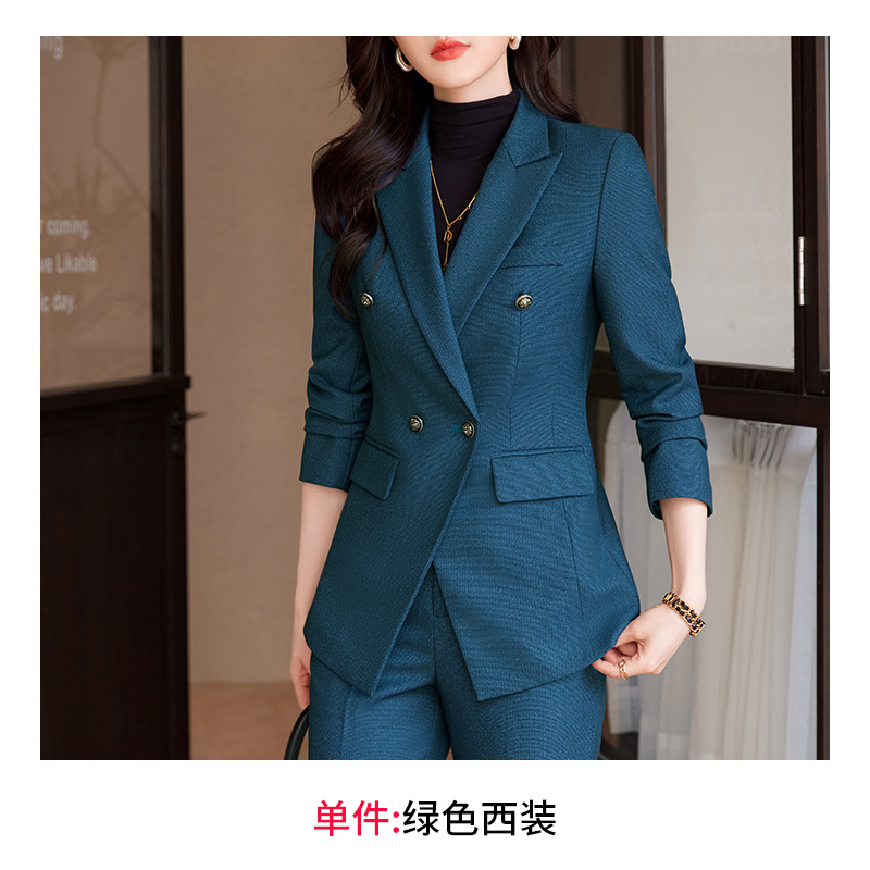 ビジネススーツ 女性用 高級感 2025秋冬新作 秋 ジュエリーショップ フォーマルウェア 6272