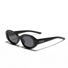 迅格眼镜韩版小脸椭圆形太阳镜女2025新款欧美男墨镜街拍潮流户外