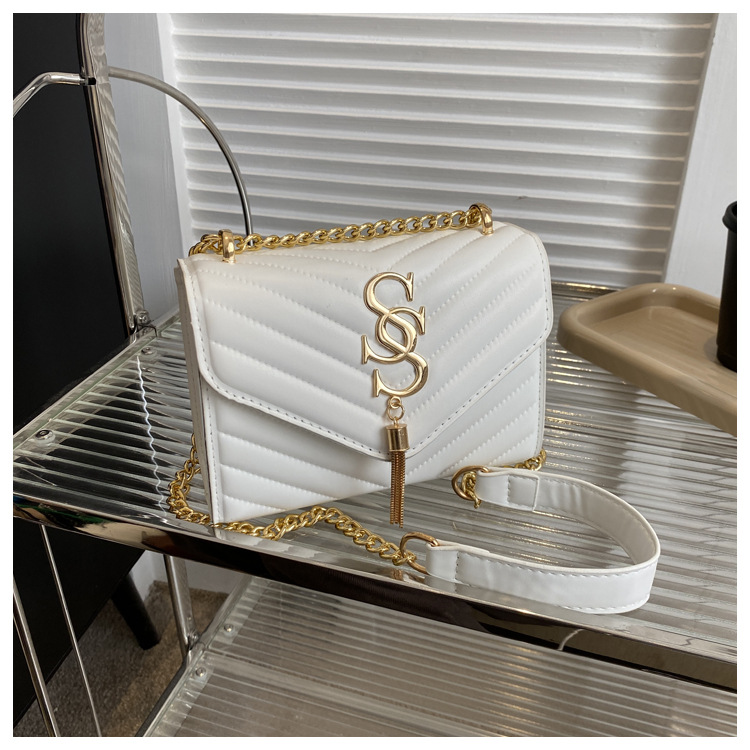 Damen Handtasche Im Western Stil Mit Kette Und Umhängefunktion_voghion.com