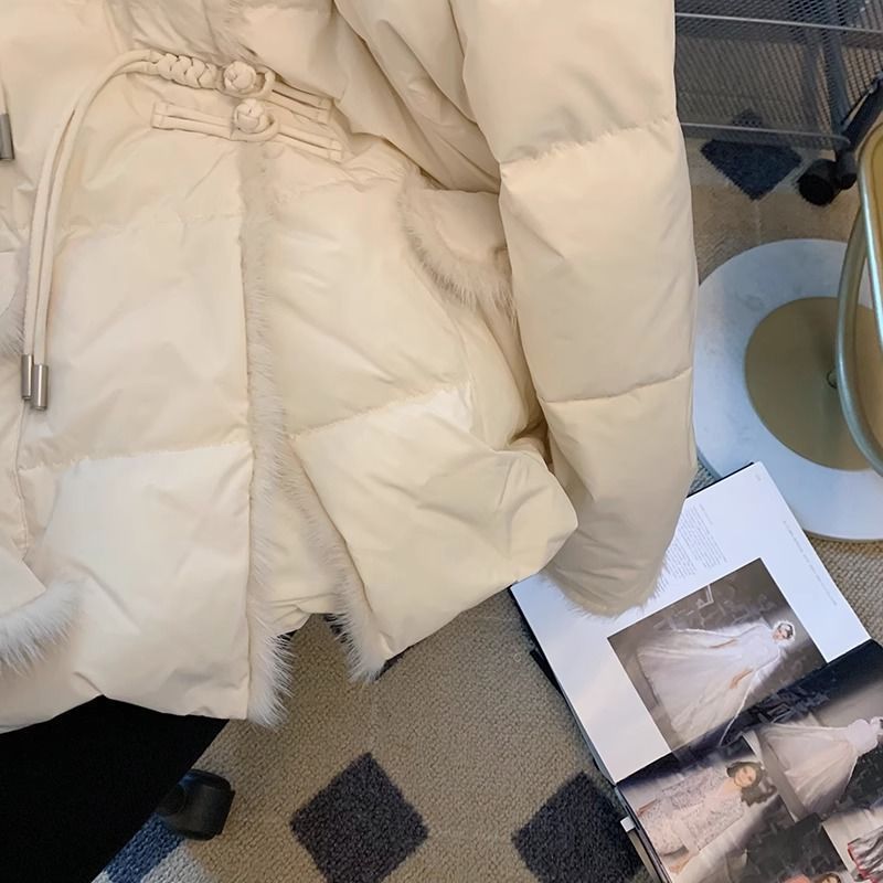 新中式盘扣流苏棉服女冬2025新款设计感复古国风洋气立领棉衣外套|undefined