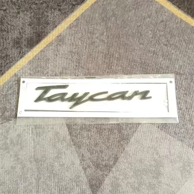 Car logo, Porsche Panamera rear - standard-taycan