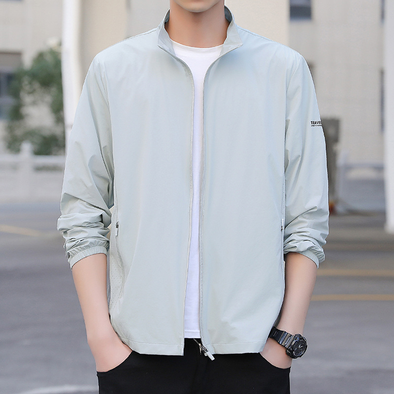 Men's Ultra-thin Sun Protection Clothing Men's Summer 2024 New Style Coat Trendy Brand Outdoor Fishing Sun Protection Clothing Couple's Skin Clothing