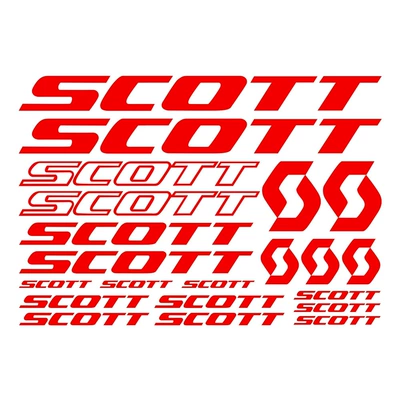 Body sticker SCOTT bicycle frame stickers - 3