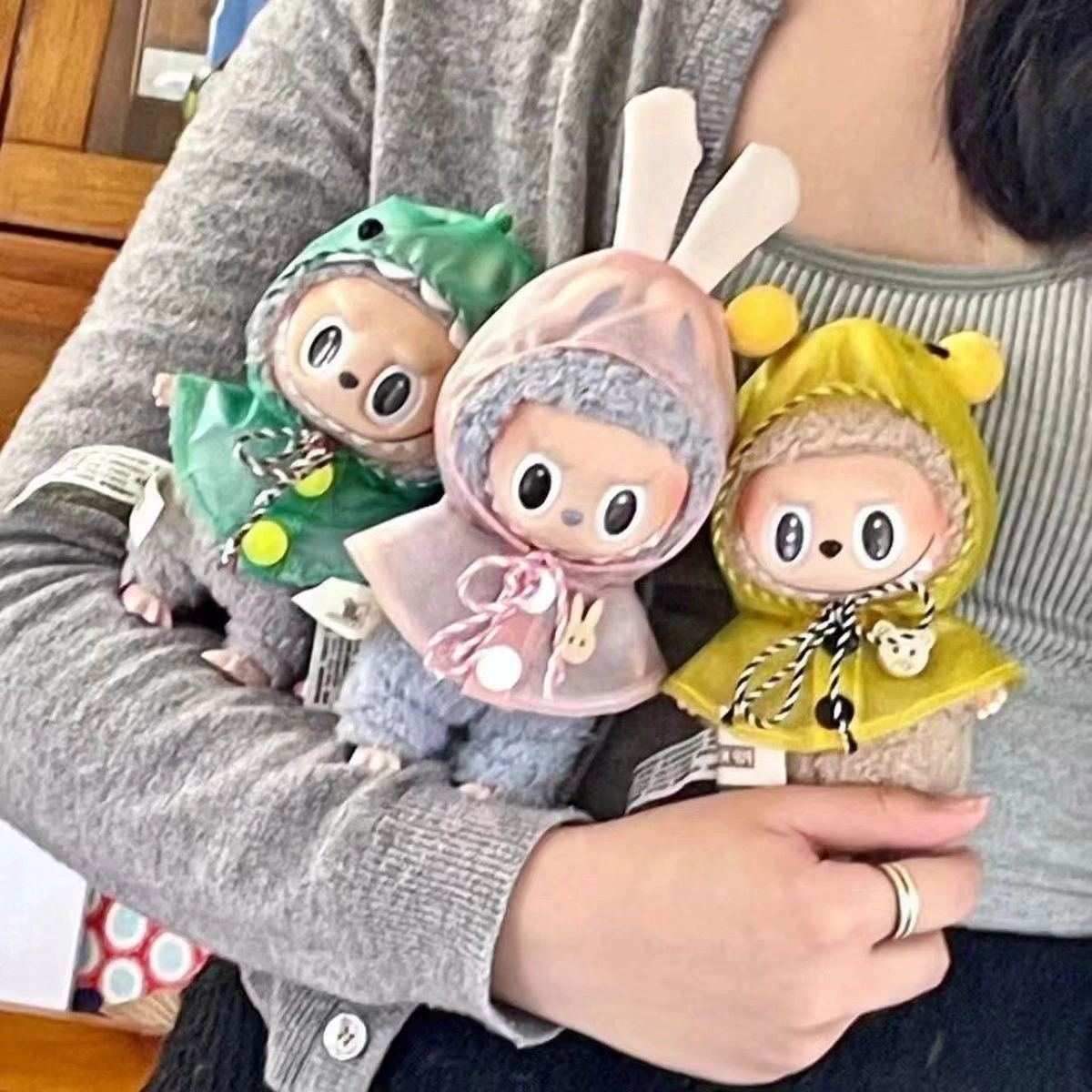 Пластиковая кукла, дождевик для наряжания, 17 см, детская одежда
