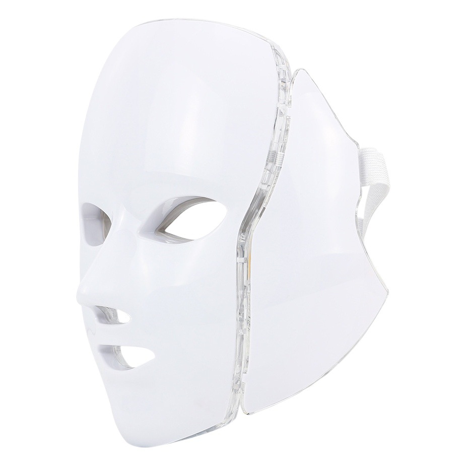 Foreign trade cross-border beauty salon instrument photon skin rejuvenation instrument color light belt neck mask machine LED beauty instrument mask