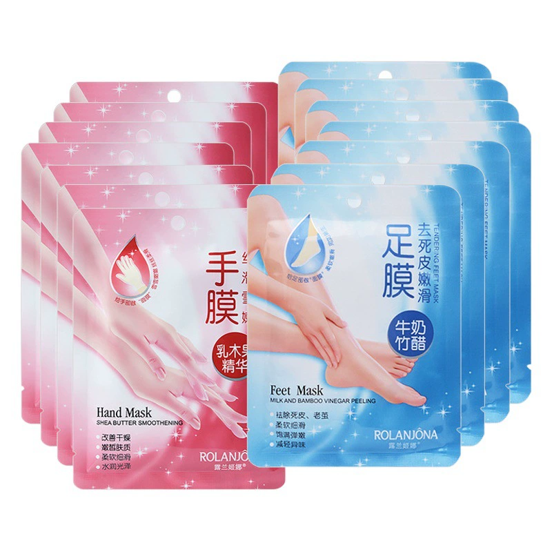 Трансграничная мембрана Lulan Ji Na для рук и ног для удаления омертвевших мозолей кожи сухой пилинг Роговая Отбеливающая увлажняющая Мембрана для рук и ног