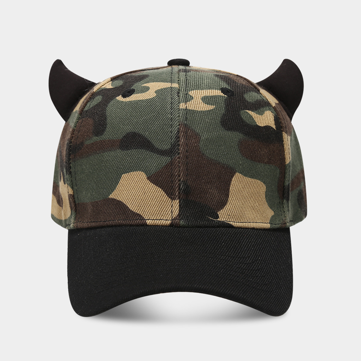 Europa y América de moda camuflado orejas gorra gor