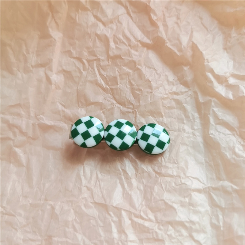 Wholesale Jewelry Plaid Acetate Hairpin Nihaojewelry display picture 11