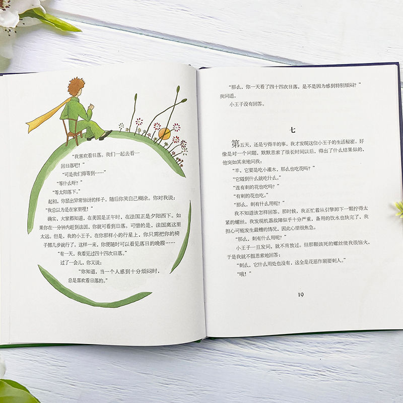 星の王子さま 正規品 ハードカバー ハードケース 子供向け おとぎ話 小説 世界の古典 課外読書 文学の傑作|undefined