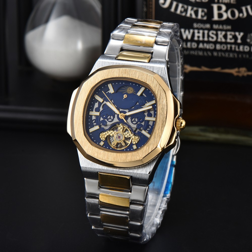 Cross-Border E-Commerce Hot-Selling Full-Function Large Flywheel Nautilus High-End Mechanical Men's Watch_voghion.com