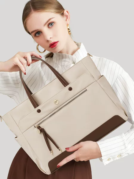 Portable Laptop Bag for Women, Cross-Body, Large Capacity, High-End Feel, Huawei, Lenovo, Apple, Xiaomi Business Briefcase