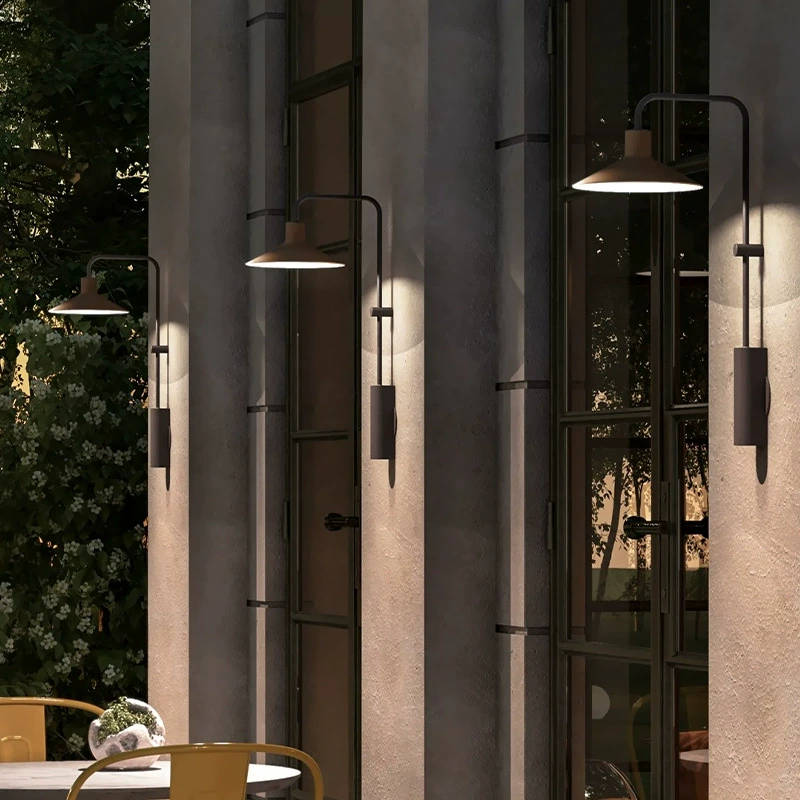 Наружные светильники водонепроницаемые и креативные современные минималистичные балконные лестничные светильники