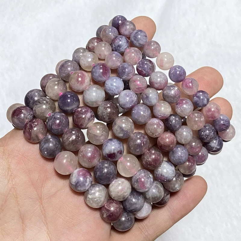 Органический турмалин модный crystal браслет, круглые бусины, универсальные украшения, подарок на день рождения