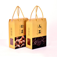 Universal mountain delicacy matsutake packaging carton Morel gift empty box Autumn black fungus handbag box