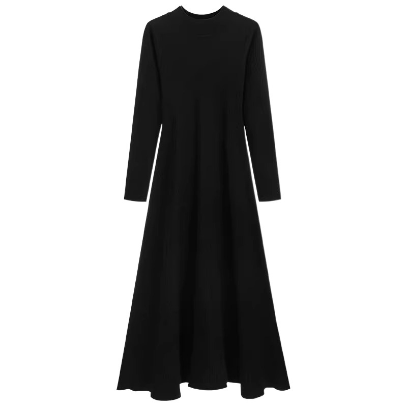 2024 겨울 새로운 패션 서양식 시대 감소 새해 분위기 레드 니트 스웨터 원피스 투피스 세트