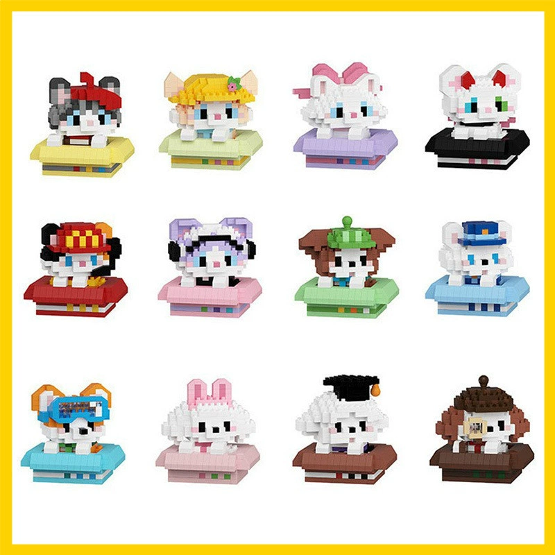 Lego, кукла на лыжах, конструктор, игрушка, кот