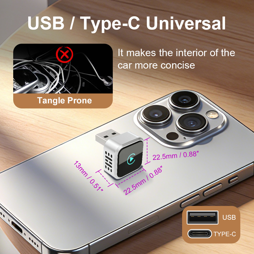 Cross-Border Wireless Carplay Box Private Model Smart Car Interconnection Box Apple Android Autocarplay Box