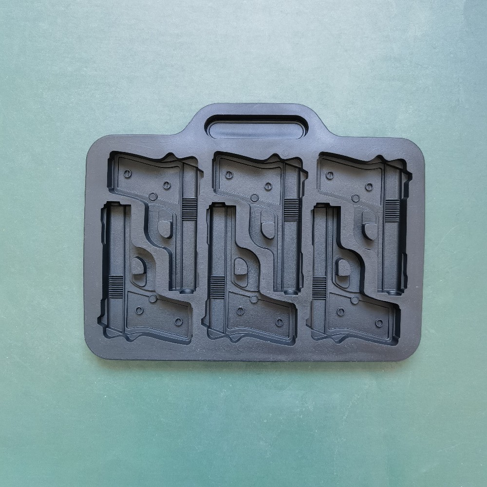 6 pistolas 80 molde de silicona pastel helado pudín molde de postre jabón utensilios de cocción