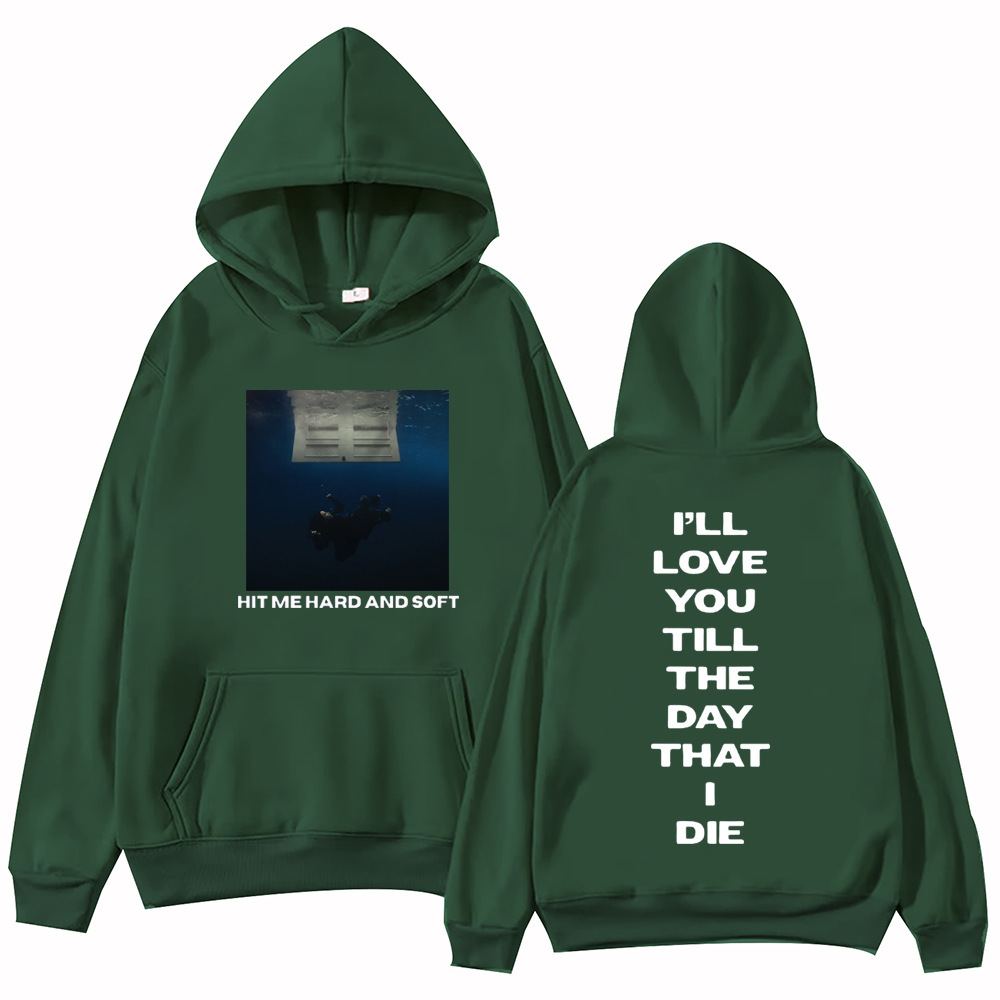 Billie Hit Me Hard and Soft 2024 Tour Hoodie Harajuku Hip H