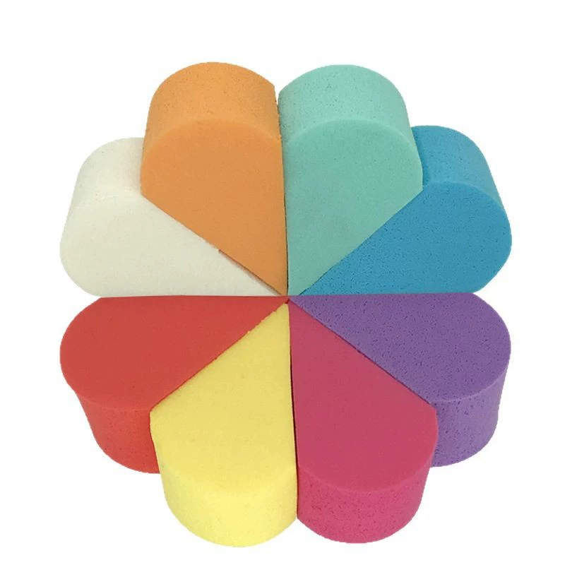 Cosmetic makeup brushes bag, sponge pack, (Physicals)