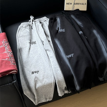 xzt2025秋款儿童柔软长裤 潮牌韩国童裤手工喷绘男童中大童休闲裤