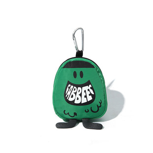 A variety of smiling face triangle bag cap earphone bag suitable for mobile phone shell pendant creative storage bag unisex