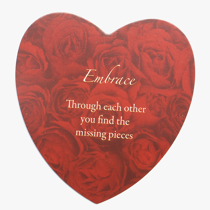 Lovers Couple Oracle Tarot Heart-shaped Cards_voghion.com