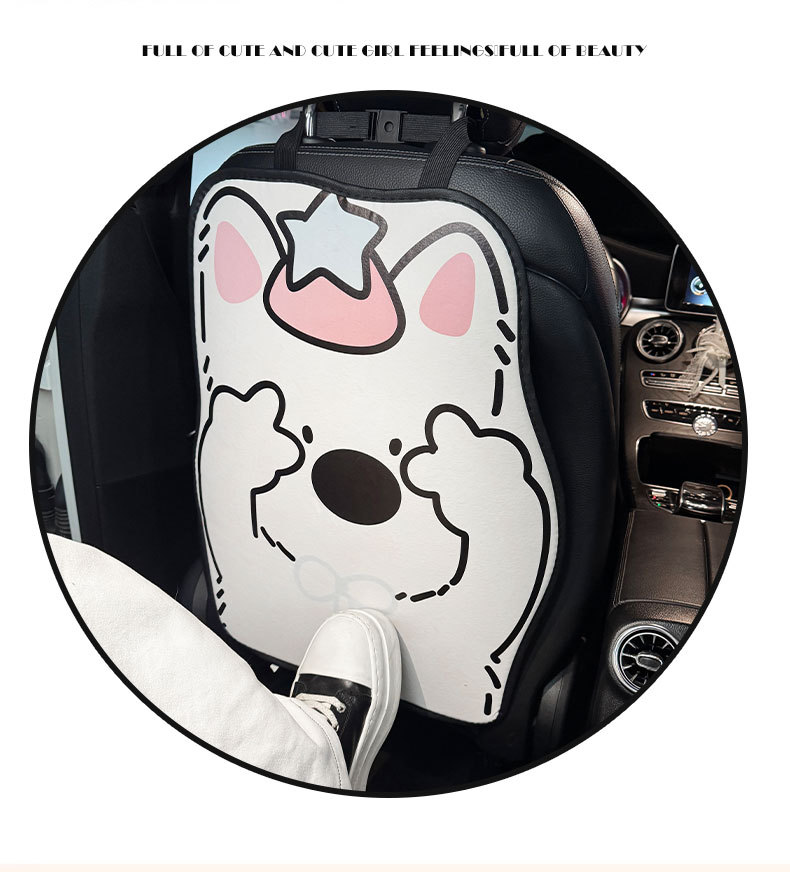 New Model Anti-Kick Backrest Pad for Car Seats, Universal Anti-Dirt Protective Pad for Interior Use, Rear Seat Anti-Wear Pad