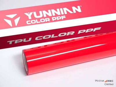 Auto Color Change Film — pink crystal color PPF color change - tpu-chili-red-suitable-for-both-wet-and-dry-use-15215m