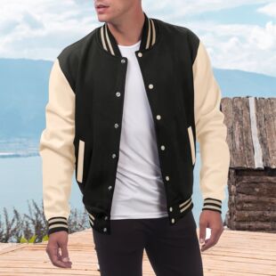 Cross-Border Men's Autumn and Winter Jackets, Trendy Sweatshirts, Casual and Versatile Men's Loose Youth Cardigans, Baseball Jackets