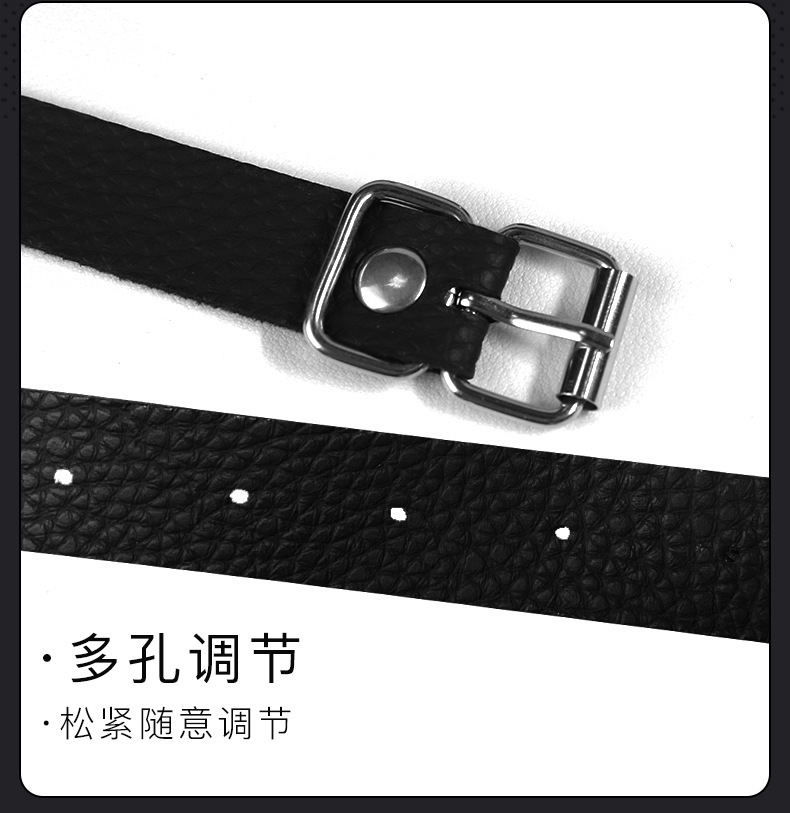PU Leather Handcuffs and Breast Clamps Set for Adult Bondage Play — detail image 17
