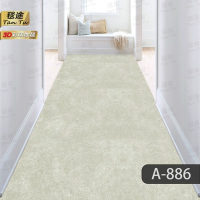 Flower carpet 3D cutting floor mat door entrance corridor aisle corridor stairs strip home carpet Hotel (Avtomobil döşəmə paspasları) - a-886-it-takes-a-few-meters-to-buy-a-few-meters-for-the-width-of-60cm