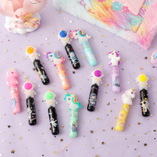 儿童独角兽卡通多色荧光笔小学生涂鸦水彩笔少女手账绘画记号笔