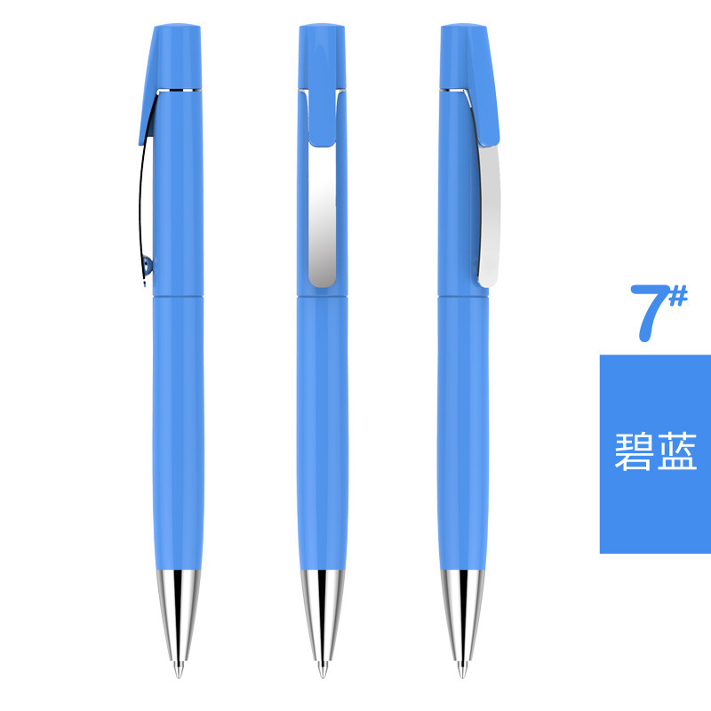 Xiefu plástico bolígrafo de impresión logotipo creativo bolígrafo neutro al por mayor bolígrafo azul y negro de 0.5 mm